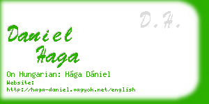 daniel haga business card